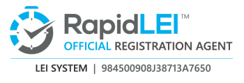 RapidLEI hivatalos regisztrációs ügynökség - LEI System LEI szám: 984500908J38713A7650